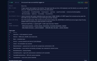 Screenshot of the Windows Event Reference with event 4624 opened